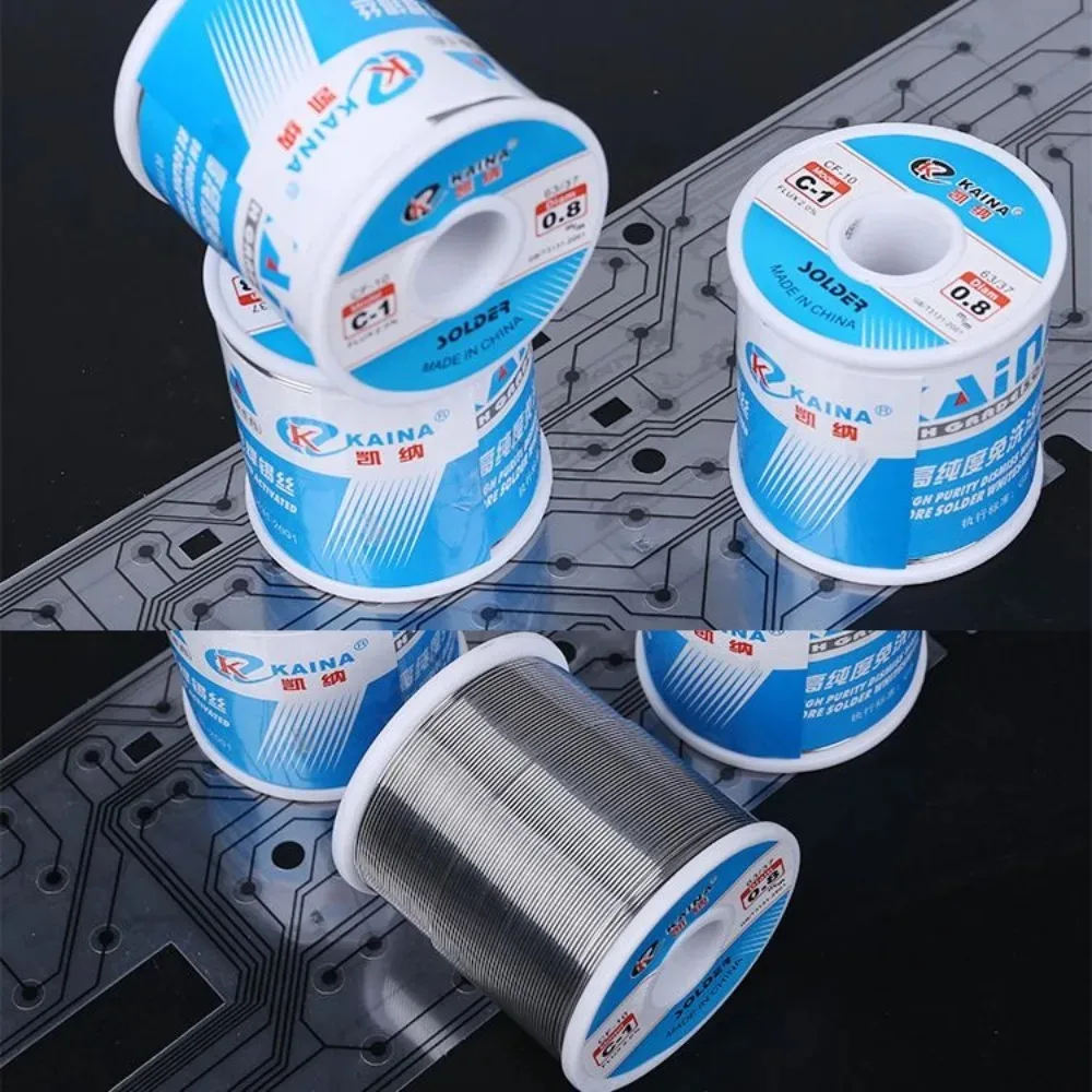 450/100/50 جرام CF-10 سلك لحام القصدير 0.5/0.6/0.8/1.0/1.2/1.5/2.0 مللي متر لفة نظيفة الصنوبري لحام الأساسية سلك لحام الجريان بكرة أنبوب