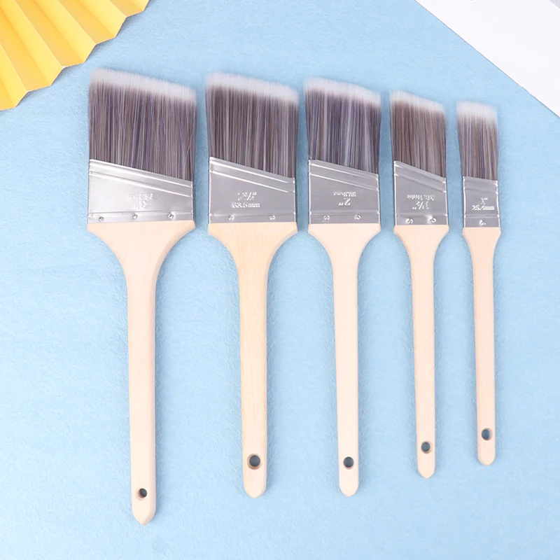 1pcs Paint Brushes Durable Wooden Handle Bristle Premium Painting Tool Brush for Furniture Home Wall Painting