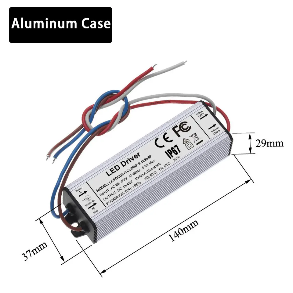 Imagem -04 - Transformadores de Iluminação Led Adaptador de Alimentação Fonte de Alimentação 40w 45w 48w 50w 60w Dc1225 v 1839v 5475v 900ma 1500ma 1800ma