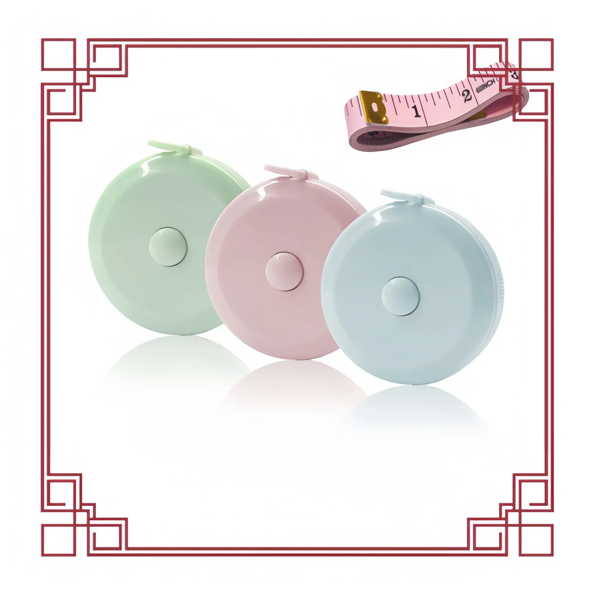 Miarka do ciała 3-pak, 60 cali |   Podwójna waga do odmierzania w szyciu, odchudzaniu, rękodziele i pomiarach fizycznych.