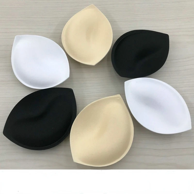 Almohadillas de esponja para relleno de pecho, parches removibles para sujetadores, 1 par