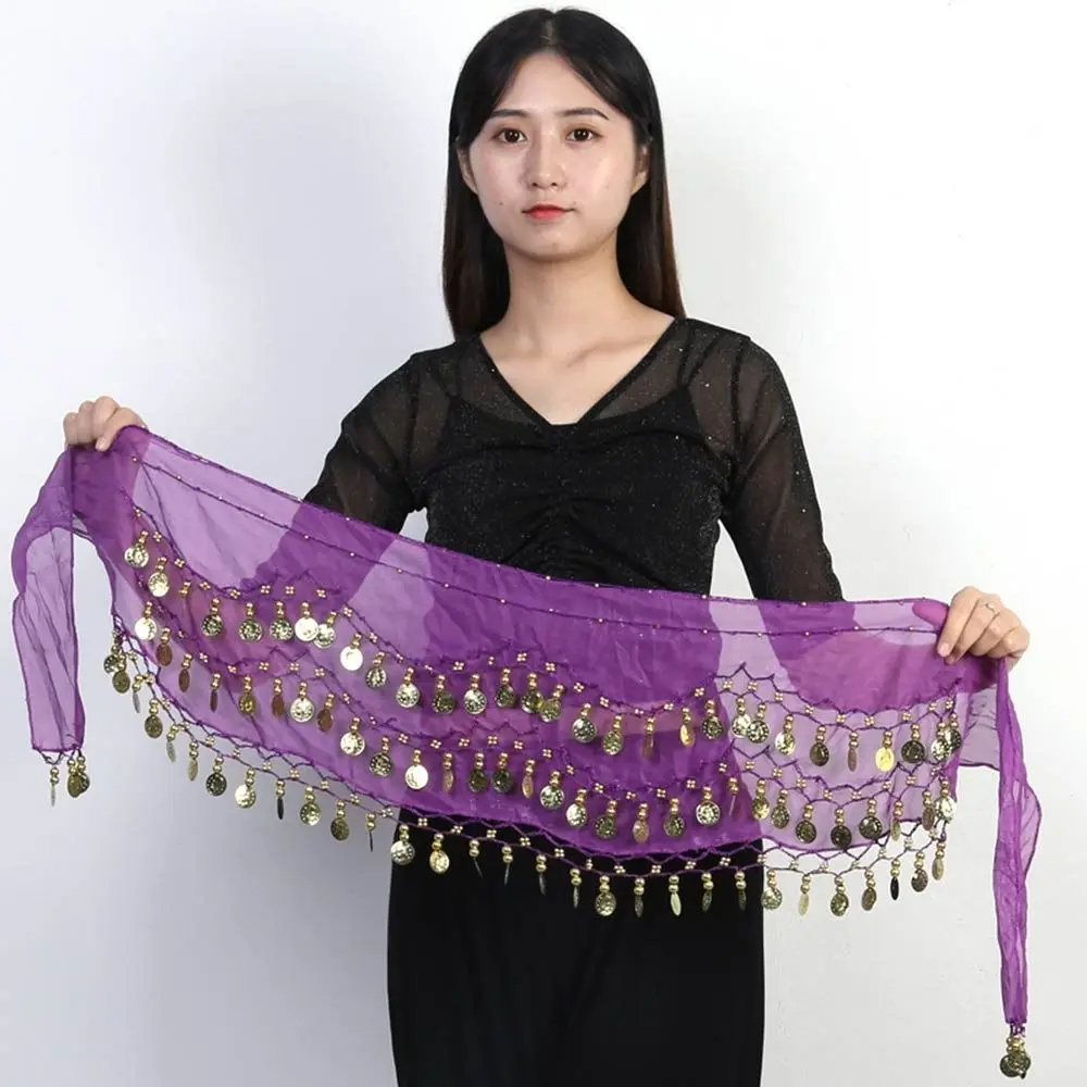 Women Show Costumes Tassels Waist Chain Dancer Skirt Belly Dance Belt Hip Scarf