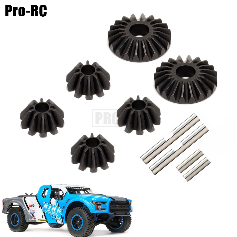 1Set Differentiële Conische Versnelling 6S Hard Staal # Los232004 Upgrade Onderdelen Voor Rc Auto 1/10 Team Losi Baja Rock Rey 4wd Rtr