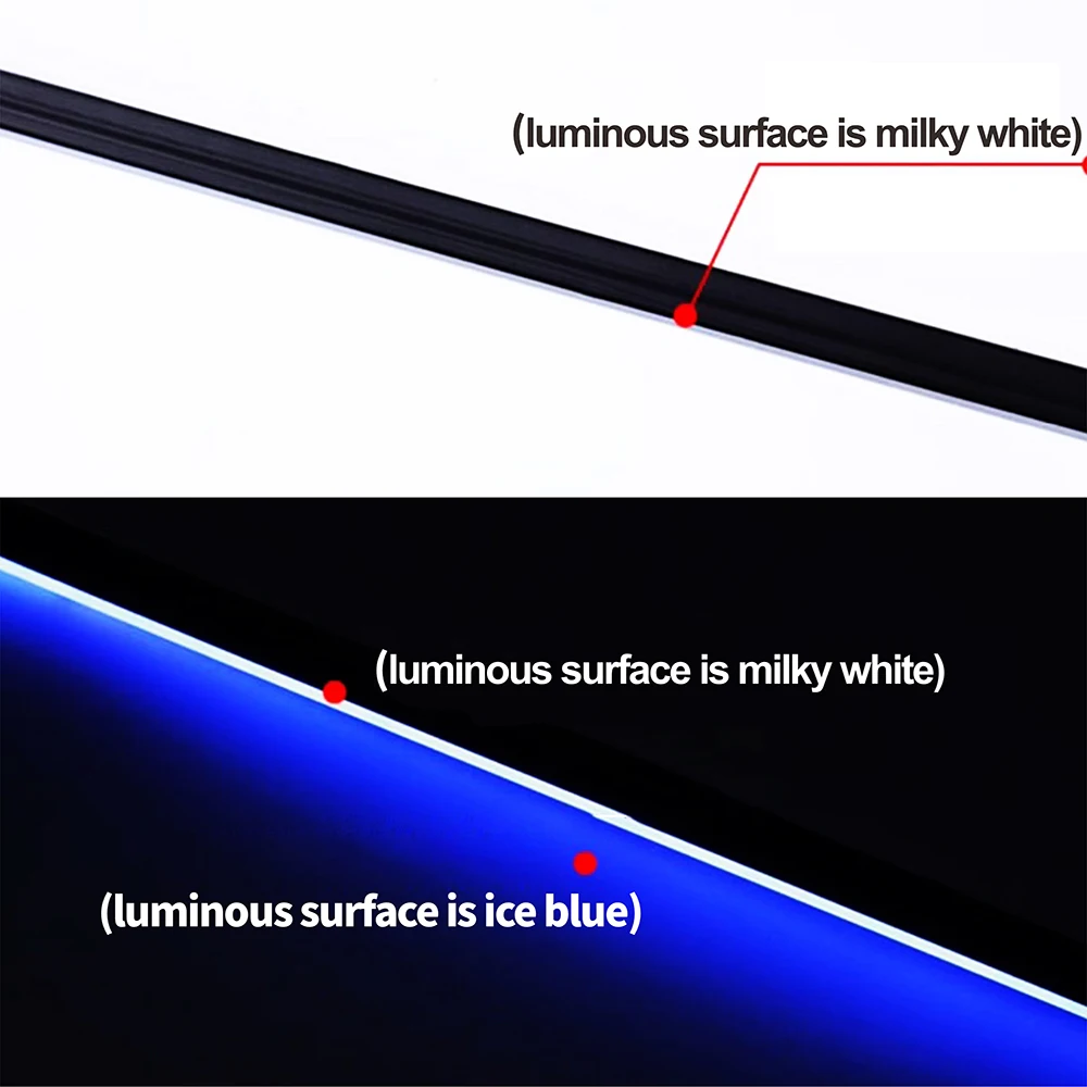 5V WS2812 Car Interior RGB LED Light Guide Strips USB Kit Neon Ambient Lights APP Remote Control