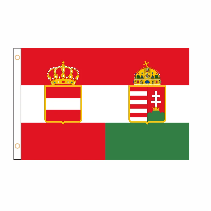 Flag of Austria Hungary (1869-1918) Banner 3ft * 5ft Custom High Quality Indoor And Outdoor Decoration Flag QZ-138