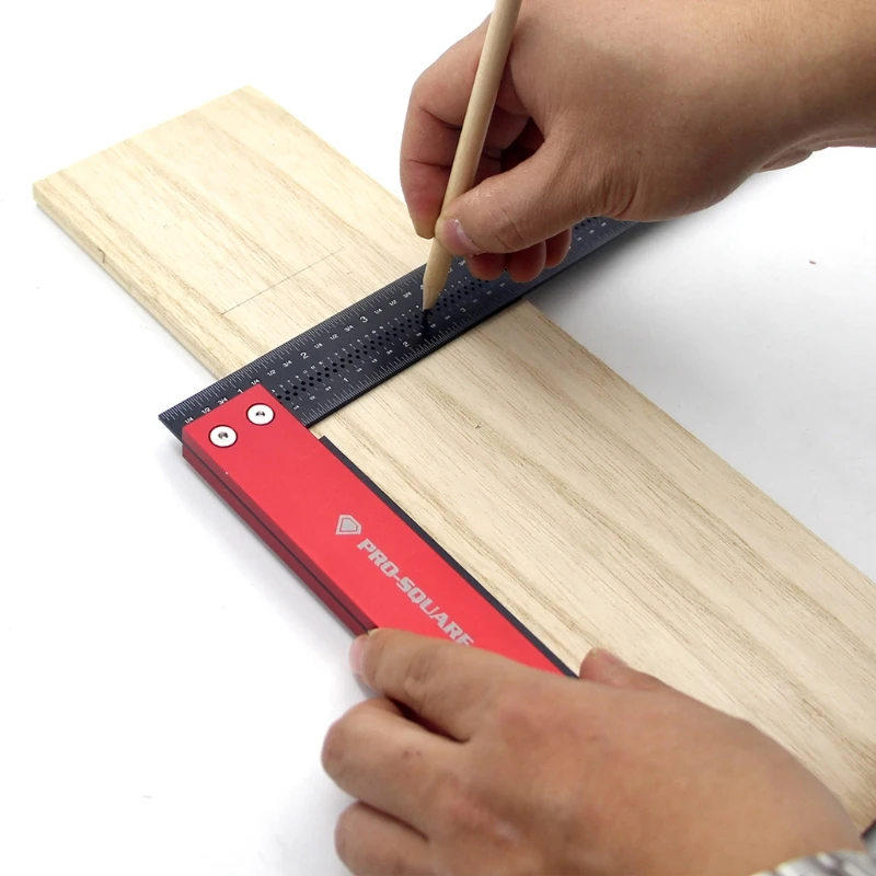 アルミ合金直角定規直角マーキングゲージ分度器大工木工測定ツール