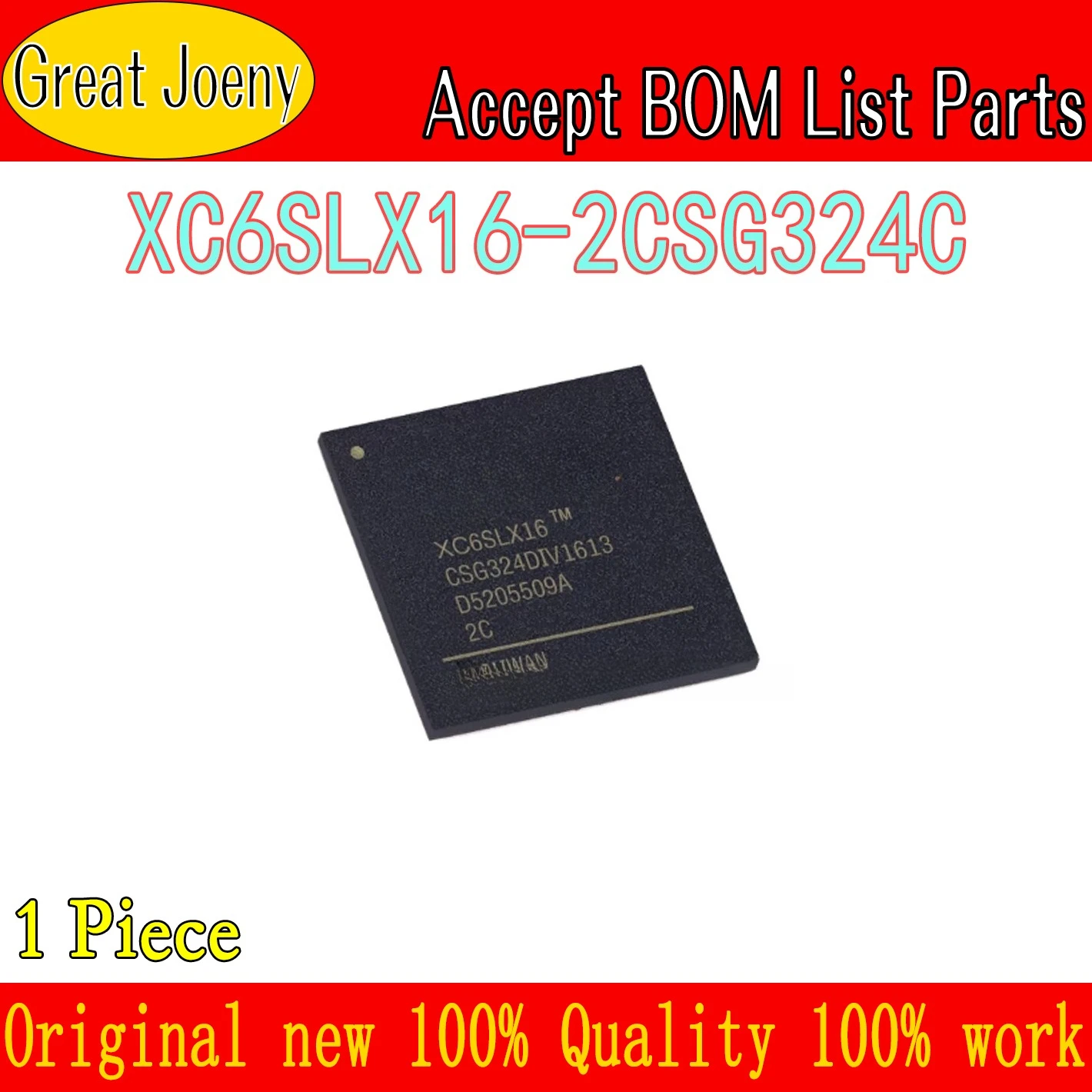 100% New Original XC6SLX16 XC6SLX16-2CSG324C IC Chipset CSBGA-324