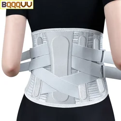 1Pc Rugbrace Voor Mannen Vrouwen Onderrug, Verstelbare Compressie Lumbale Steun Riem Voor Chronische Rug Van Ischias Hernia