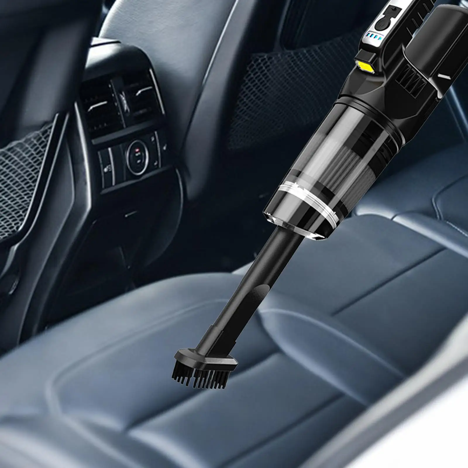 مكنسة كهربائية للسيارة، مكنسة كهربائية محمولة، مجمع الغبار للبلاط