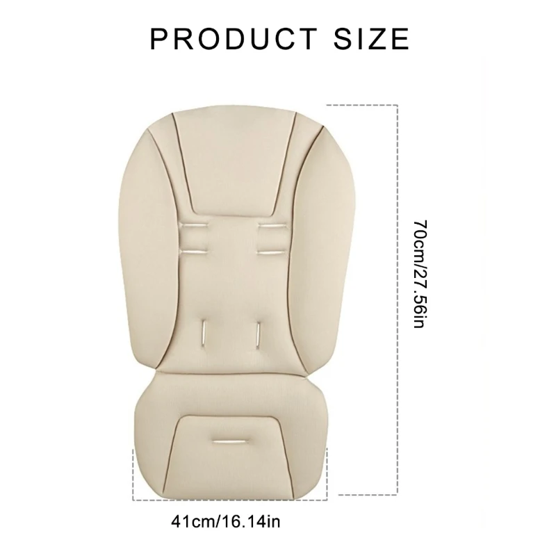 G2TD Kinderwagen Sitze Liner Kinderwagen Herbst Winter Baby Stuhl Pad Träger Kissen Atmungsaktive Sitze Pad Infant Versorgung