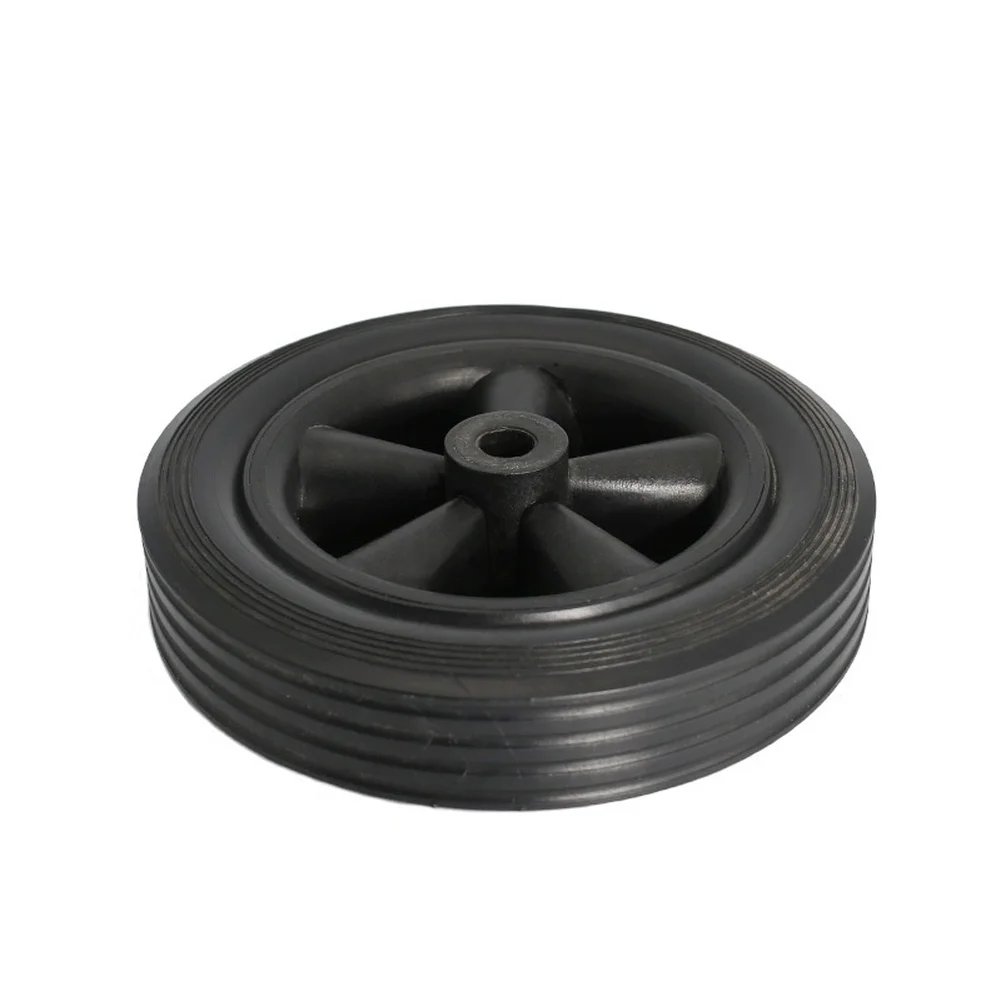 Two Piece Swivel Wheel Set for Barbecue Grills Intended for Use with Standard Grill Legs and Mounting Hardware