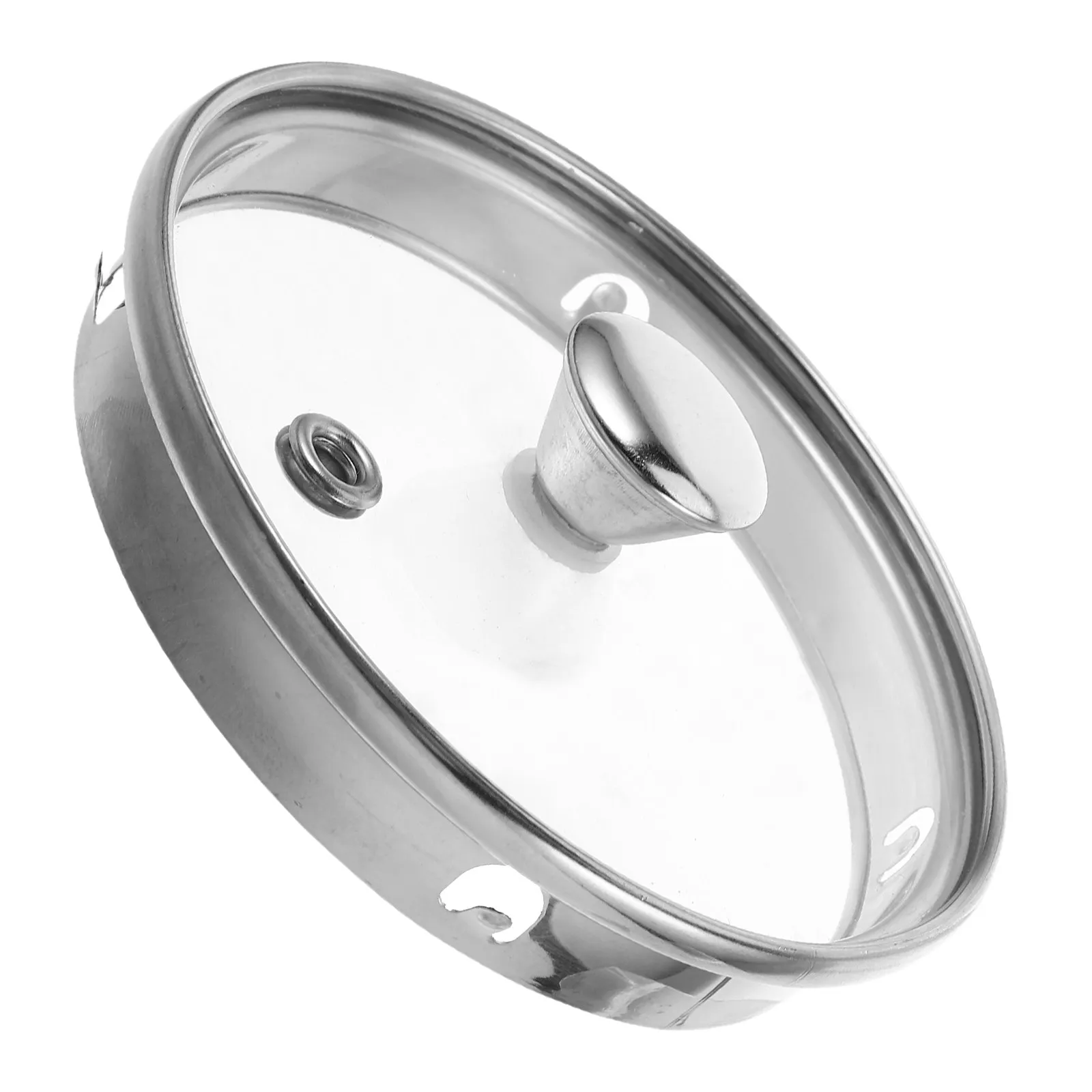 Heat Resistant Tempered Glass Kettle Lid Replacement Clear Pot Cover Universal Pan Lid for Cooking Herbal Tea Coffee Milk Tea