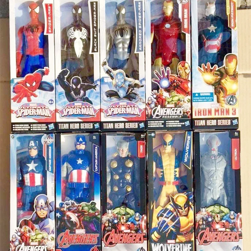 Marvel Universe Avenger League 12 Inch Movable Doll Toy Anime Animation Movie Peripheral Model Decoration Birthday Gift