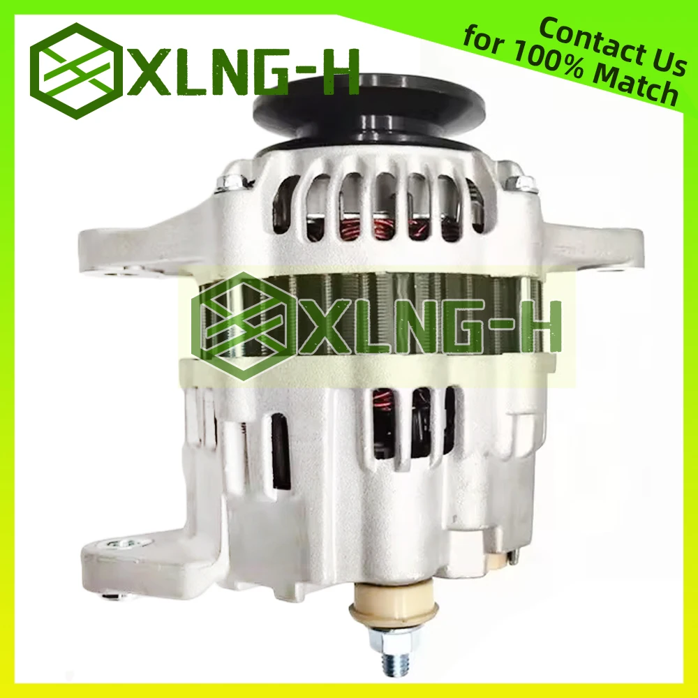 New 12077N For New Holland 320 Compact Tractor, For S4S(F18C/F14E),S6S(F12B/F19D/F29C/F28C) 32A68-10201 Forklift 40A Alternator