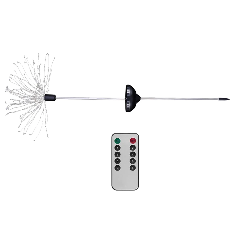 

Light 4 Colors IP65 Waterproof Remote Control Outdoor Garden LED Smoke Lamp Pathway Lighting Polysilicon Solar