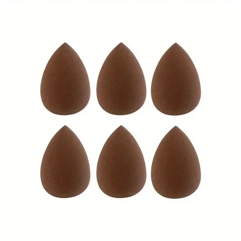 6-Pack Makeup Sponges - Ultra Soft Beauty Blender | Multi-Color for Foundation/Powder | Water-Activated Flawless Finish