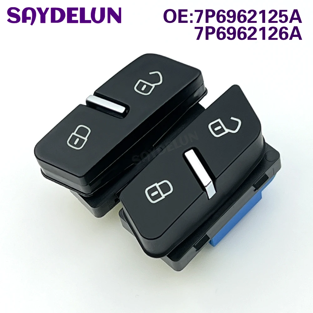 

7P6962125A 7P6962126A For VW Touareg 2011~2018 Left Or Right Door Central Locking Switch Button Car Safety Locking Switch Button