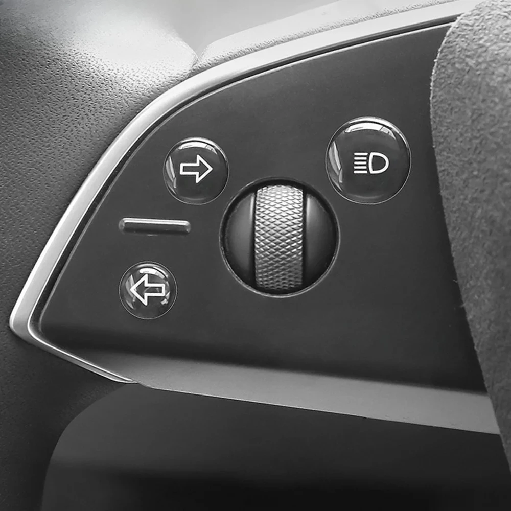 

For Tesla Model Y Juniper 2025 Open Door Button Stickers Model 3 Highland/X/S Steering Wheel Sticker Screen Protector Accessory