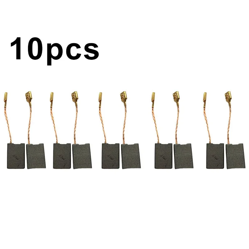 10 Pcs Carbon Brushes Various Electric Motor Parts 6.3×16×22mm For Bosch GWS 20-230 H Angle Grinder Accessories TOOL