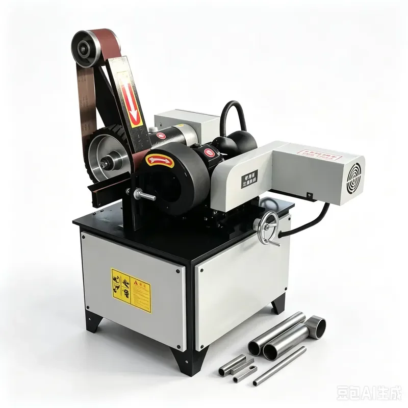 Small Type Centerless Round Tube Polisher Automatic Aluminum Copper Round Pipe Surface Derusting Polishing Machine