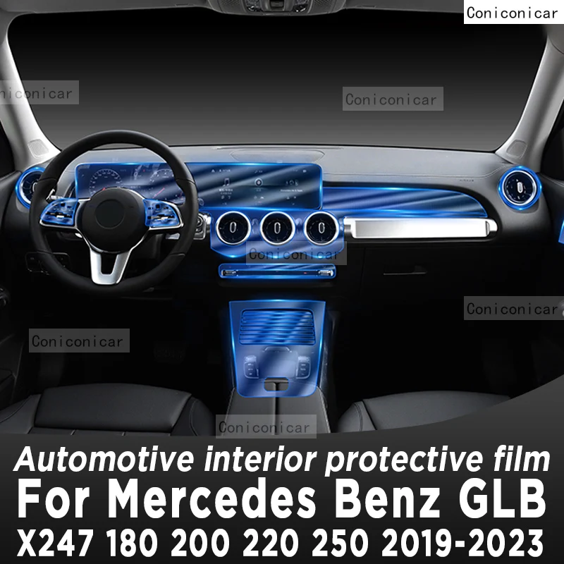 

Для Mercedes Benz GLB X247 220 250 2019-2023 панельная коробка передач навигация автомобильный внутренний экран защитная пленка против царапин
