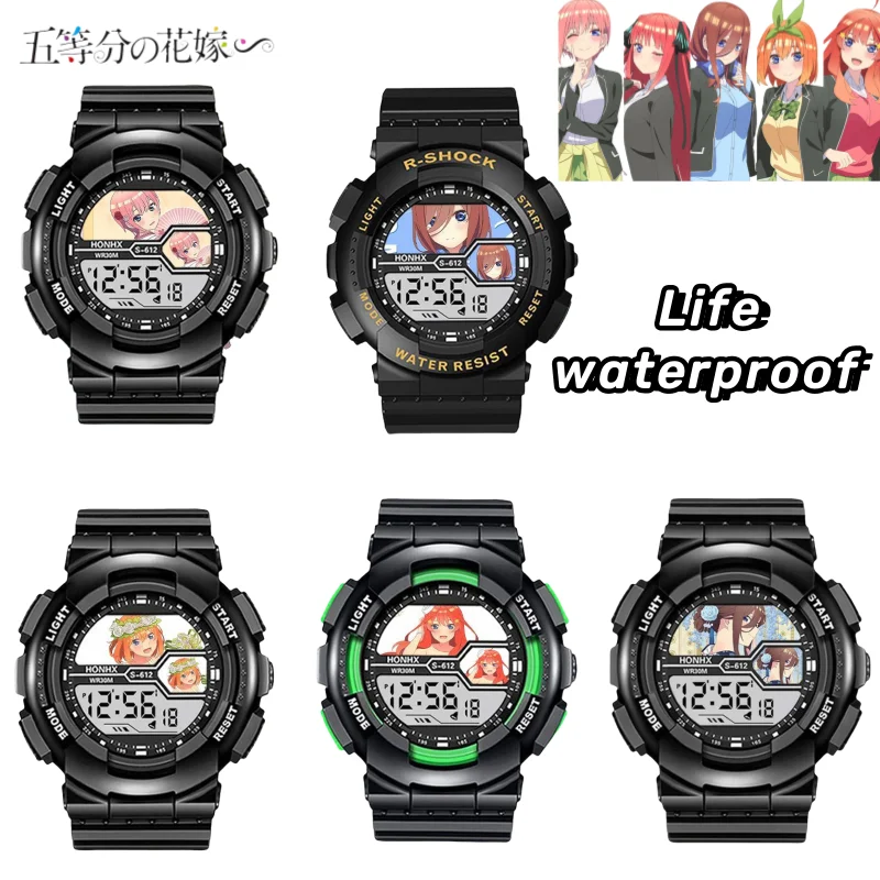 

The Quintessential Quintuplets Nakano Nino Nakano Miku Creative Personality Cartoon Multifunctional High-Value Student Watch