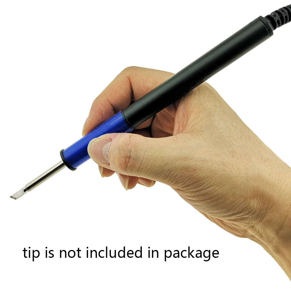 For T12 Soldering Iron Handle With ABS Plastic Body For STM32 For OLED Station 160mm 72W 24V 150-480C Temperature Control