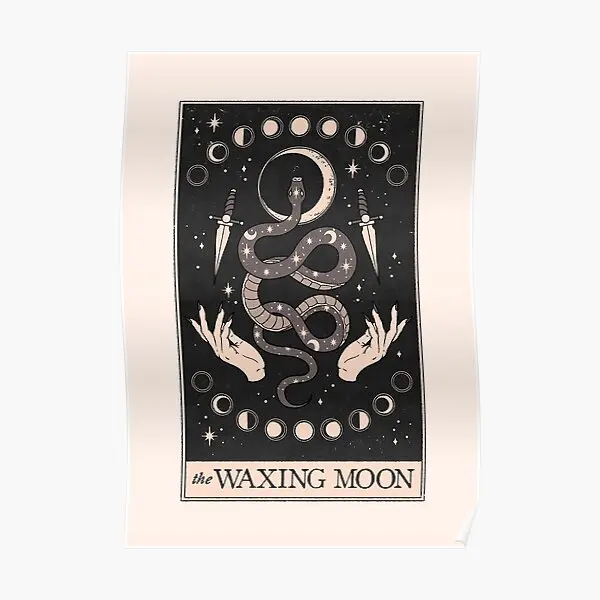 The Waxing Moon  Poster Funny Mural Art Painting Wall Home Room Vintage Decoration Decor Modern Picture Print No Frame