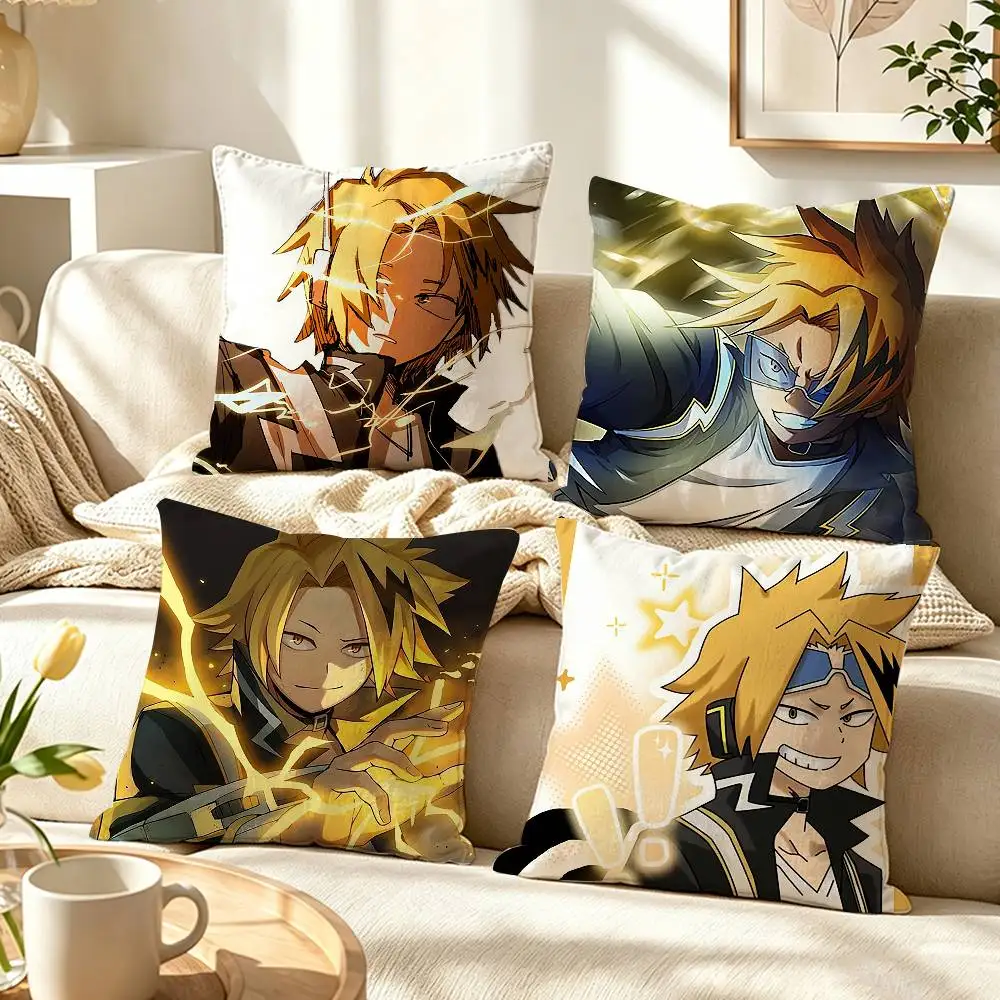 Electricity D-Denki Kaminari  Pillow Case Pattern Printed Pillowcase For Living Room Sofa Cushion Cover