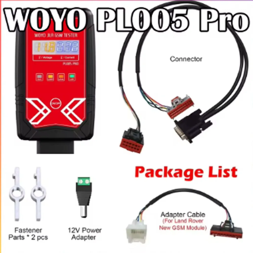 WOYO PL005 PRO for Land Rover for Jaguar GSM Shift Module Tester Bench Test Rotary Gear Selector Automotive Diagnostic Scanner