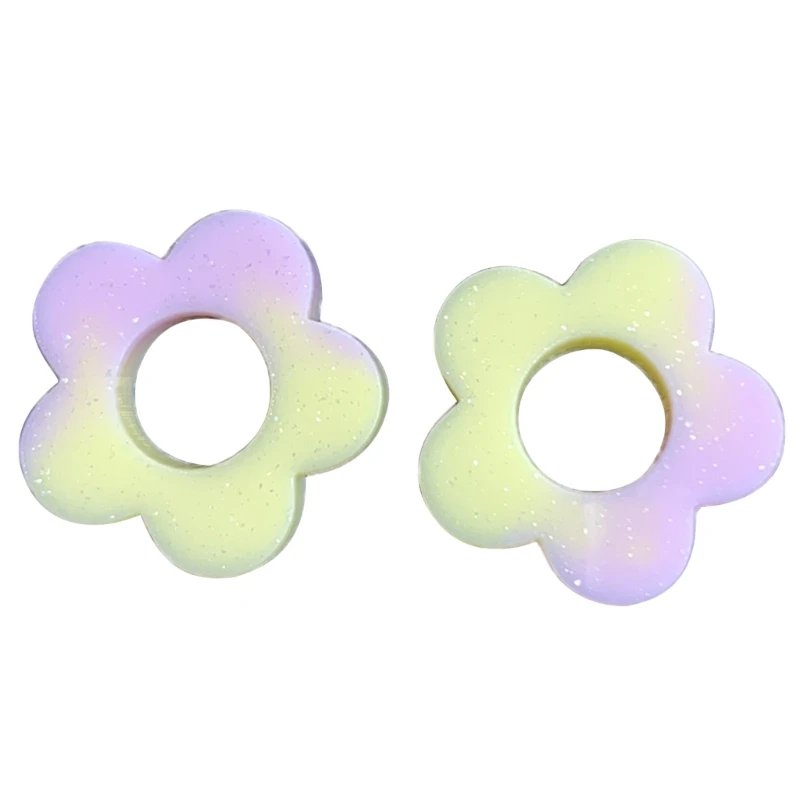 Mini Flower Silicone Mold Hollow Epoxy Shaker Fillings Silicone Molds Epoxy Resin Filler Mold for Quicksand Resin Molds