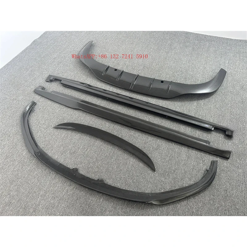 LANOUT 2014-2016 Latest New Design Carbon Fiber Small Body Kit for Continental GT Limited Edition Front/Rear Lip Black Fix