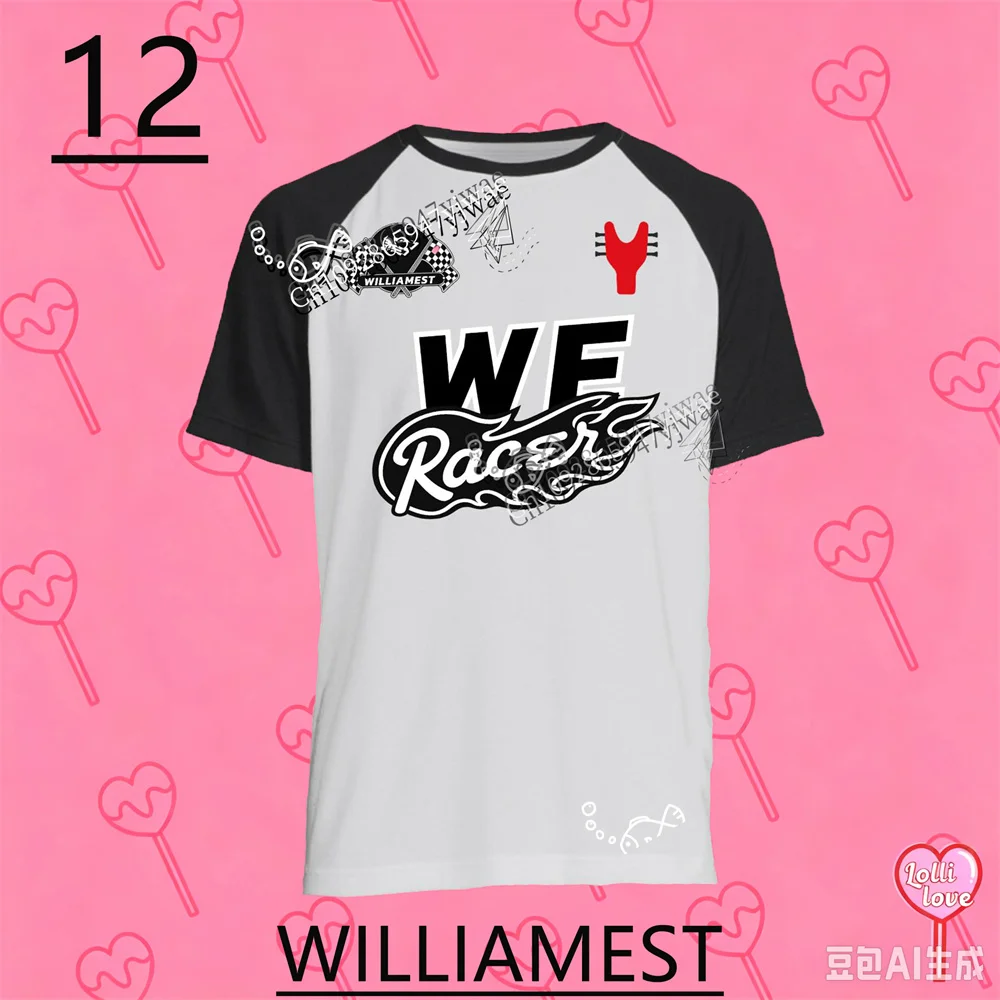 Gemini Fourth Jimmy Sea Pond Phuwin Bright Win 2026 Gmmtv I Love Out Loud Fan Fest: Heart Race Fan-Geschenk T-Shirts für Männer und Frauen – Detail 15