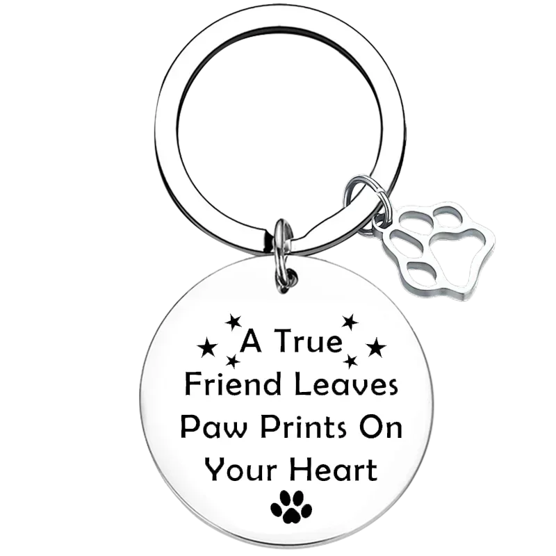 Pet Loss Gifts Dog Memorial Gifts Keychain Dog Passing Away Gift Pet Memorial Key Chain Pendant Jewelry Cat Memorial Gifts