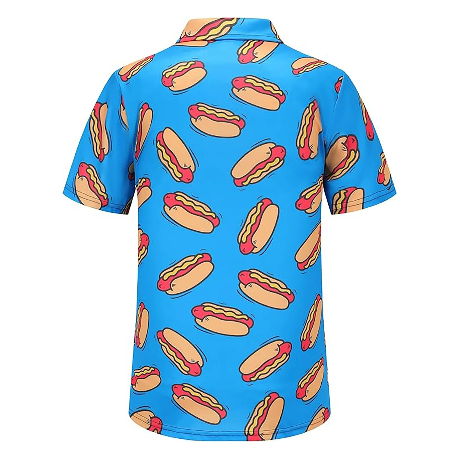 Funny Bananas Print Polo Shirts For Men Summer Short Sleeve Lapel Collar Men Polo Collar T-Shirt Fashion Bananas Golf Shirt