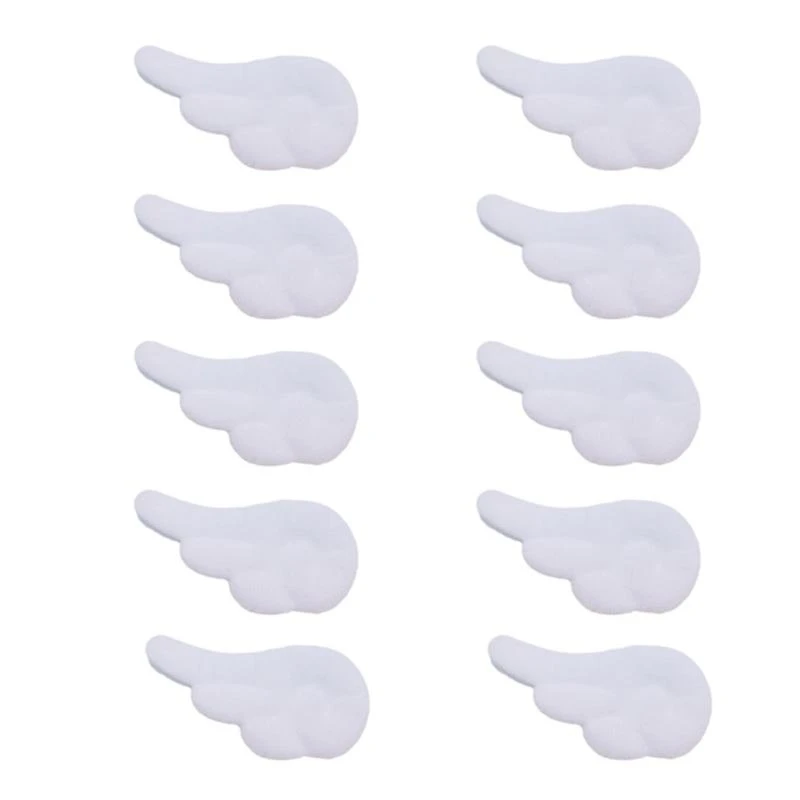 

Plush Angel Wing Hairpin Decors 10pcs Patches for Hair Clip Bags