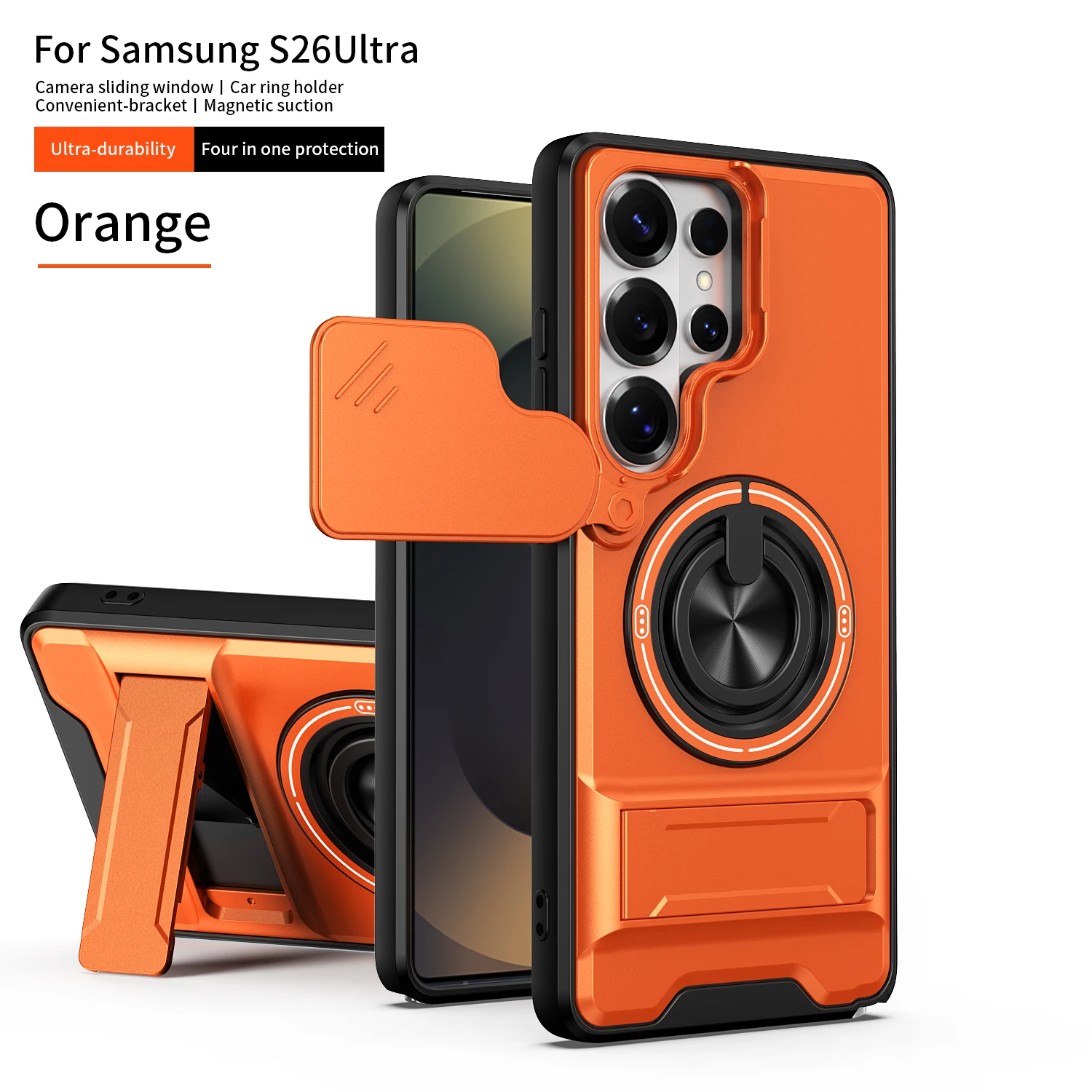 For Magsafe Magnetic Fold Holder Phone Case For Samsung S26 