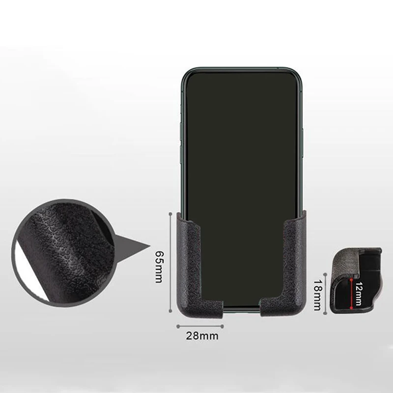 Multifunction Car Phone Mount Cell Phone Holder Lightness Portability No Space Occupy Stand Sticky Car Phone Holder