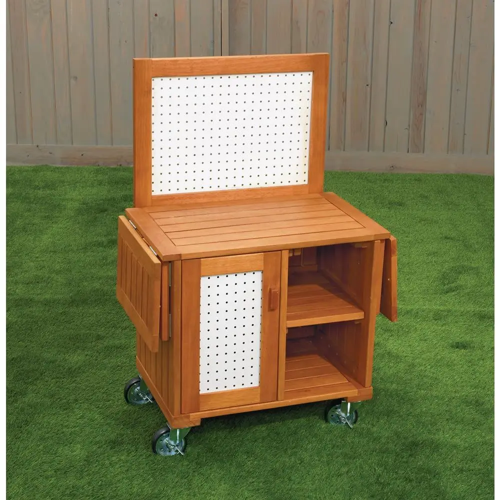 

Outdoor STEM Maker Space or Classroom, ole Table, Brown, 25.5" L x 16" W x 41.5" H (extends to 45.75" L), Ages 3+