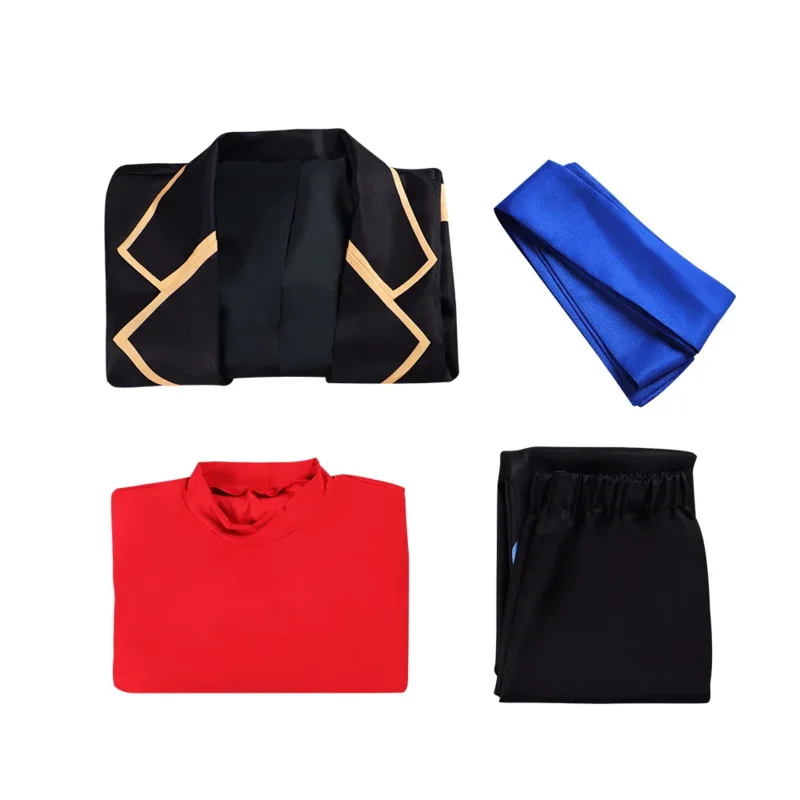 애니메이션 언더테일 오류 산스 코스프레 코스튬, 성인 남성 게임 세트, 스카프 할로윈 파티 유니폼 의류, 블랙 세트 고스트