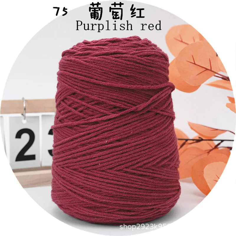 400g Tufting Gun Speciaal 8-strengs melkkatoen Acryl Uitsteeksel Lijn Poke Borduren Diy Kussen Tapijt Aangepast Tufting Garen