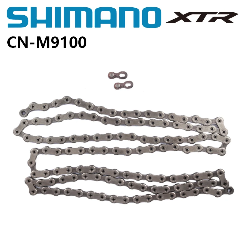 Shimano XTR CN-M9100 12s Chain 126L/138L For MTB Mountain Bike HYPERGLIDE+ - SIL-TEC With Quick Link Original Shimano Bike Parts