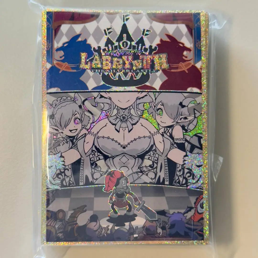 

60PCS Original DIY Yugioh Lovely Labrynth of the Silver Castle Card Sleeves Yu-Gi-Oh! TCG OCG Trading Cards Shine Protector Case