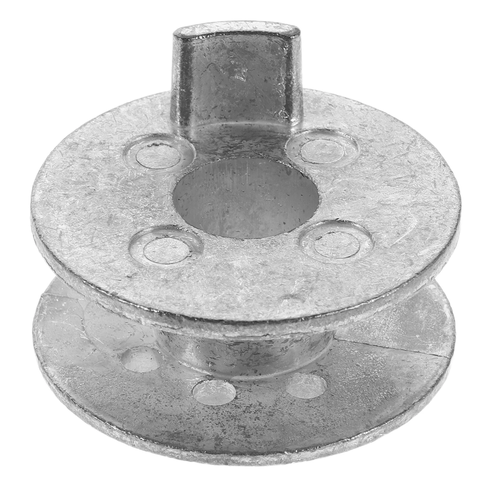 

Outdoor Umbrella Handle Shaft 4.60X4.60X3.30Cm Silver Crank Replacement For Patio Parasol Durable Metal Accessory Repair Part