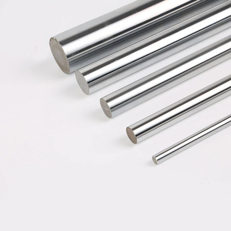 2pcs 10mm 12mm Linear Shaft Guide Rail 3d Printer Parts Cylinder Chrome Plated Liner Rods Axis Linear Shaft Round Rod L100 200