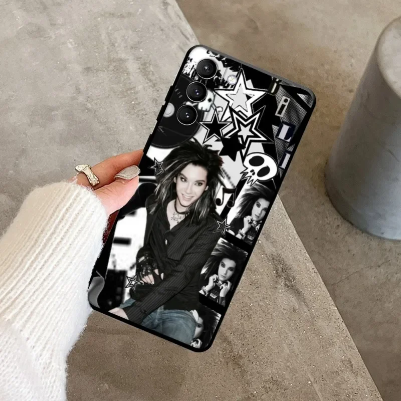 Tom Bill Kaulitz Tokio Hotel Phone Case For Samsung Galaxy S22 23 21 S20 FE Ultra S10 S9 S8 Plus S10e Note 20Ultra 10Plus Cover