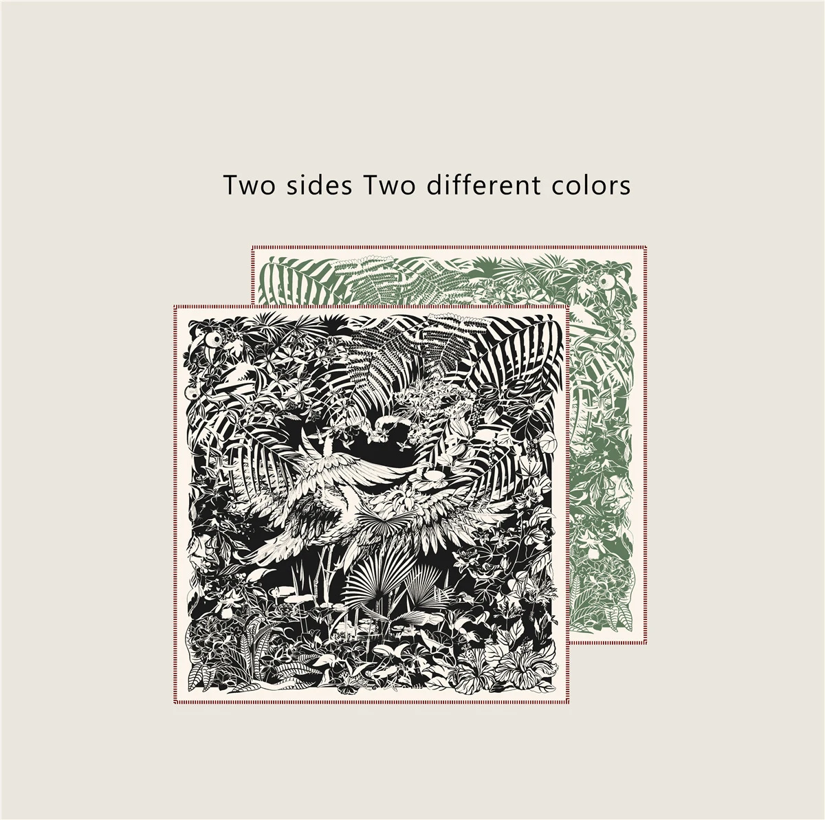 وشاح حريري فاخر 90 سنتيمتر مزدوجة الوجه طباعة عصابات هيرم توالت شالات سيدة الربيع حقيبة الرقبة اكسسوارات هدية الكريسماس عاشق