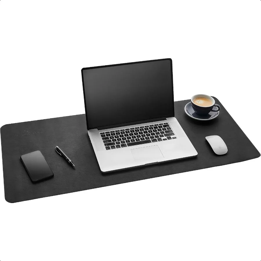

Desk Protector Office Desk Pad Large 36 x 17 Black Computer Desk Mat Cover