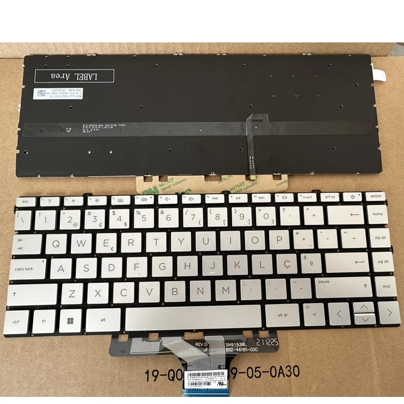 PO Portuguese NEW keyboard For HP Pavilion x360 14-DW 14-DV 14-DY 14-DYXXX TPN-Q244 TPN-I137 13-BB TPN-Q234 E267 laptop