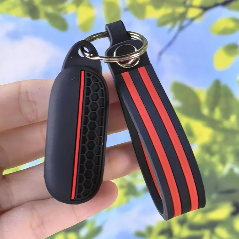 Motorcycle Fob Cover With Keychain for Zontes Kiden GK350 125M 150M 150D 368E 368G 368D 368M 350D 350M ZT350‑D Silicone Shell